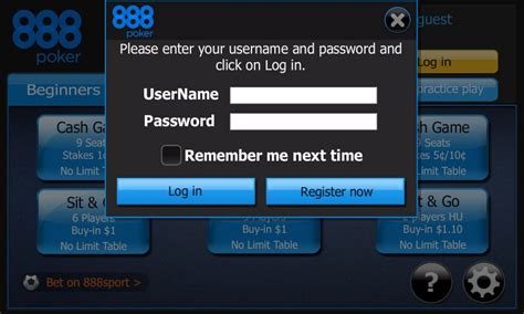 poker 888 login